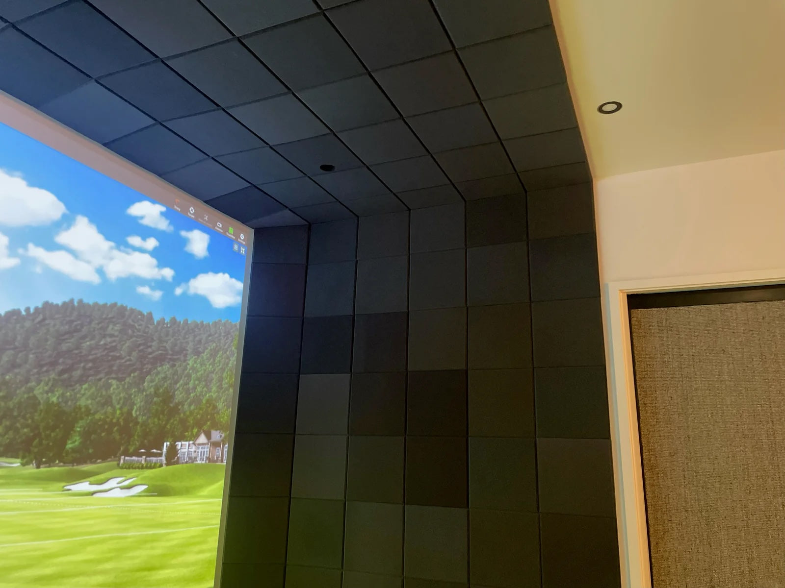 Gungho Golf Built In Simulator Screen Kit
