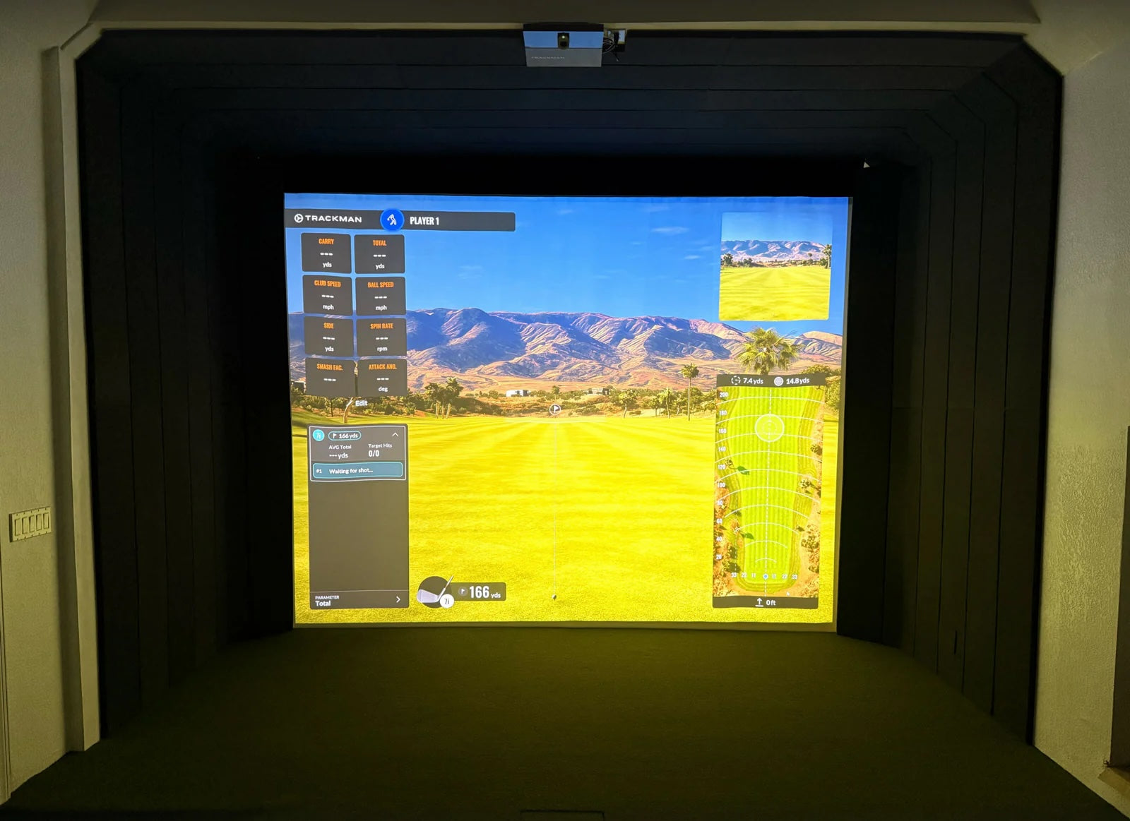 Gungho Golf Built In Simulator Screen Kit